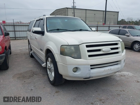 2007 Ford Expedition EL Limited with VIN 1FMFK19537LA89141, listed as a IAAI auction lot 41583578 with 232,462 mi miles. Bid and sale history available at carsss.com. Image 1.