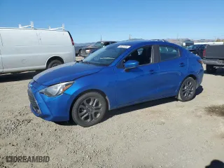 2019 Toyota Yaris Sedan L with VIN 3MYDLBYV4KY525495, listed as a Copart auction lot 70625104 with 0 mi miles and Salvage Title. Bid and sale history available at carsss.com. Image 1.