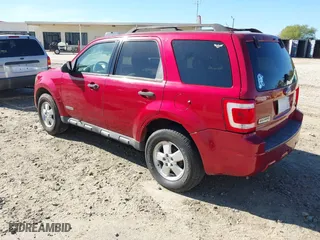 2008 Ford Escape XLT with VIN 1FMCU93Z68KD63463, listed as a IAAI auction lot 41831934 with 187,621 mi miles. Bid and sale history available at carsss.com. Image 3.