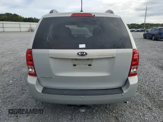 2012 Kia Sedona LX with VIN KNDMG4C77C6456849, listed as a Copart auction lot 69638314 with 206,434 mi miles and Salvage Title. Bid and sale history available at carsss.com. Image 6.