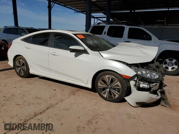 2018 Honda Civic EX-L z VIN JHMFC1F73JX036221, wystawiony jako Copart lot #55457815 z przebiegiem 81 368 mil mil oraz Szkoda całkowita • Salvage title. Historia ofert i sprzedaży dostępna na DreamBid. Obrazek 4.