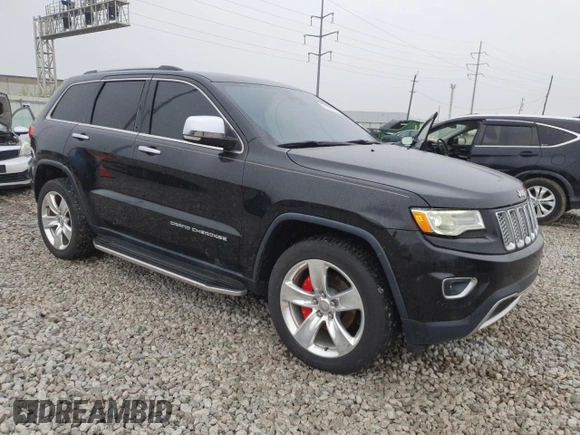 2014 Jeep Grand Cherokee Limited with VIN 1C4RJEBM2EC443337, listed as a Copart auction lot 51825755 with 124,926 mi miles and Clean Title. Bid and sale history available at carsss.com. Image 4.