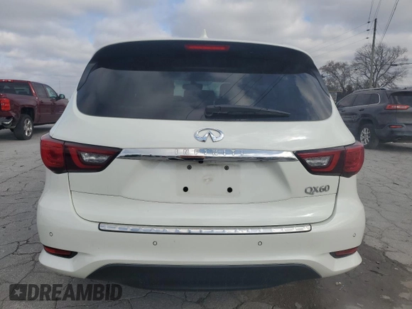 2020 Infiniti QX60 Luxe z VIN 5N1DL0MN9LC523837, wystawiony jako Copart lot #45395415 z przebiegiem 63 386 mil mil oraz Czysty tytuł • Clean title. Historia ofert i sprzedaży dostępna na DreamBid. Obrazek 6.