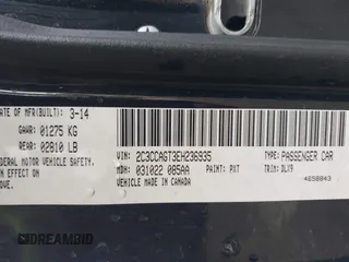 2014 Chrysler 300 with VIN 2C3CCAGT3EH236935, listed as a IAAI auction lot 41654801 with 181,006 mi miles. Bid and sale history available at carsss.com. Image 9.