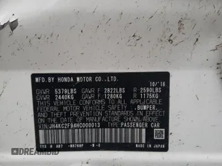 2017 Acura RLX Hybrid Advance z VIN JH4KC2F94HC000013, wystawiony jako Copart lot #84942594 z przebiegiem 125 836 mil mil oraz Szkoda całkowita • Salvage title. Historia ofert i sprzedaży dostępna na DreamBid. Obrazek 12.