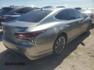 2020 Lexus LS with VIN JTHD51FF3L5012783, listed as a Copart auction lot 75930554 with 32,367 mi miles and Non Repairable. Bid and sale history available at carsss.com. Image 3.