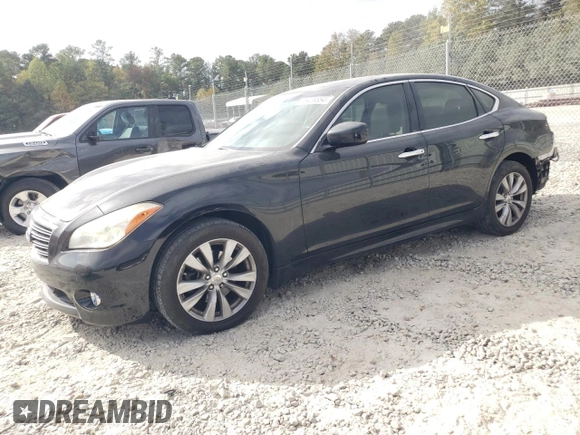 2011 Infiniti M37 with VIN JN1BY1AR7BM373474, listed as a Copart auction lot 78439854 with 147,235 mi miles and Salvage Title. Bid and sale history available at carsss.com. Image 1.