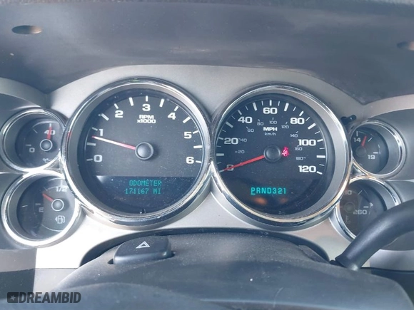 2007 Chevrolet Silverado 1500 LT w/1LT with VIN 2GCEK13C371608346, listed as a IAAI auction lot 41417978 with 171,167 mi miles. Bid and sale history available at carsss.com. Image 7.