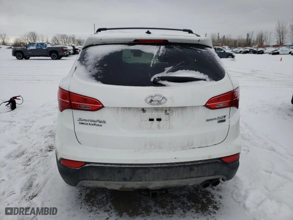 2014 Hyundai Santa Fe Sport with VIN 5XYZUDLA4EG229256, listed as a Copart auction lot 47599865 with 138,169 mi miles and Clean Title. Bid and sale history available at carsss.com. Image 6.