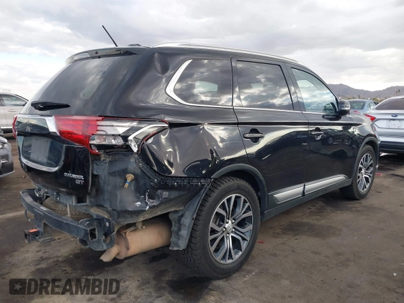 2016 Mitsubishi Outlander GT with VIN JA4JZ4AX0GZ033187, listed as a IAAI auction lot 41356040 with 100,462 mi miles and . Bid and sale history available at DreamBid. Image 6.