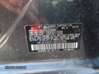 2024 Subaru Impreza Sport with VIN JF1GUAFC8R8300965, listed as a Copart auction lot 76084164 with 12,863 mi miles and Salvage Title. Bid and sale history available at carsss.com. Image 12.