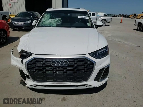 2022 Audi Q5 S line Premium z VIN WA1GAAFY4N2062294, wystawiony jako Copart lot #52314365 z przebiegiem 40 920 mil mil oraz Szkoda całkowita • Salvage title. Historia ofert i sprzedaży dostępna na DreamBid. Obrazek 14.