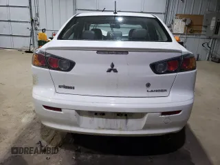 2011 Mitsubishi Lancer GTS with VIN JA32U8FW2BU036760, listed as a Copart auction lot 85325604 with 208,230 mi miles and Salvage Title. Bid and sale history available at carsss.com. Image 6.