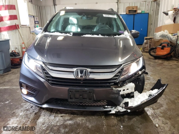 2018 Honda Odyssey EX-L with VIN 5FNRL6H77JB099535, listed as a Copart auction lot 44981785 with 95,090 mi miles and Salvage Title. Bid and sale history available at carsss.com. Image 5.