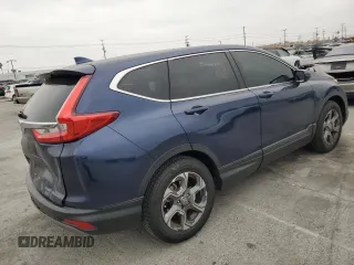 2019 Honda CR-V EX with VIN 5J6RW1H53KA003056, listed as a Copart auction lot 50590105 with 49,607 mi miles and Salvage Title. Bid and sale history available at carsss.com. Image 3.
