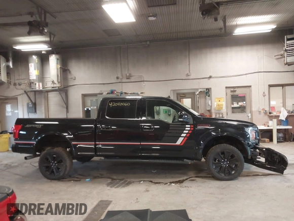 2019 Ford F-150 XL with VIN 1FTFW1E53KFC34426, listed as a IAAI auction lot 42040060 with 82,359 mi miles and . Bid and sale history available at carsss.com. Image 14.
