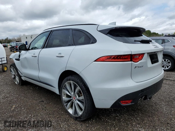 2019 Jaguar F-Pace with VIN SADCL2FN5KA609959, listed as a Copart auction lot 50394945 with 135,052 mi miles and Salvage title. Bid and sale history available at DreamBid. Image 2.