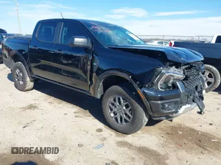 2024 Ford Ranger XLT with VIN 1FTER4GH3RLE19969, listed as a IAAI auction lot 41466045 with 20,343 mi miles. Bid and sale history available at carsss.com. Image 1.