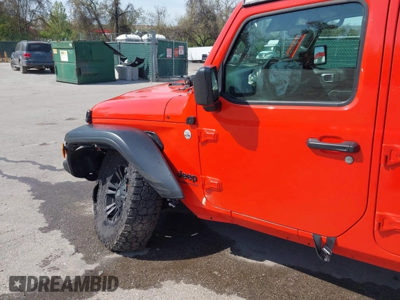 2020 Jeep Gladiator Sport S z VIN 1C6HJTAG0LL149161, wystawiony jako IAAI lot #42071132 z przebiegiem 153 062 mil mil oraz . Historia ofert i sprzedaży dostępna na DreamBid. Obrazek 17.