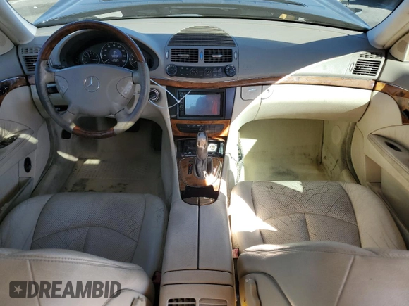 2003 Mercedes-Benz E-Class 3.2L with VIN WDBUF65J23A108105, listed as a Copart auction lot 79939884 with 238,172 mi miles and Salvage Title. Bid and sale history available at carsss.com. Image 8.