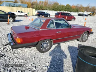 1987 Mercedes-Benz 560 with VIN WDBBA48D0HA056013, listed as a Copart auction lot 77407894 with 144,639 mi miles and Clean Title. Bid and sale history available at carsss.com. Image 3.