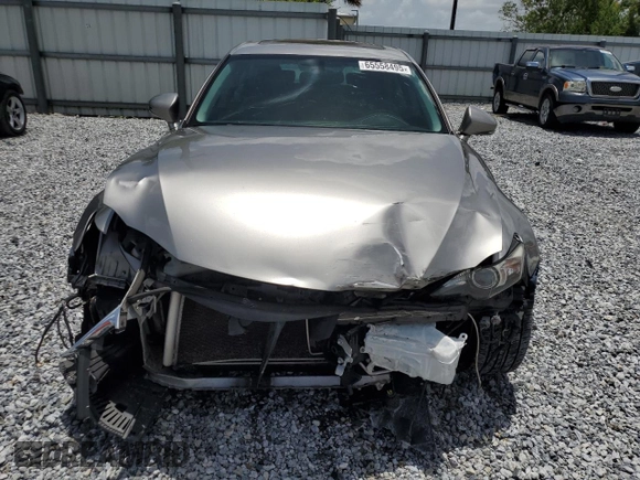 2014 Lexus IS 250 with VIN JTHBF1D21E5043554, listed as a Copart auction lot 65558495 with 171,755 mi miles and Salvage title. Bid and sale history available at DreamBid. Image 5.