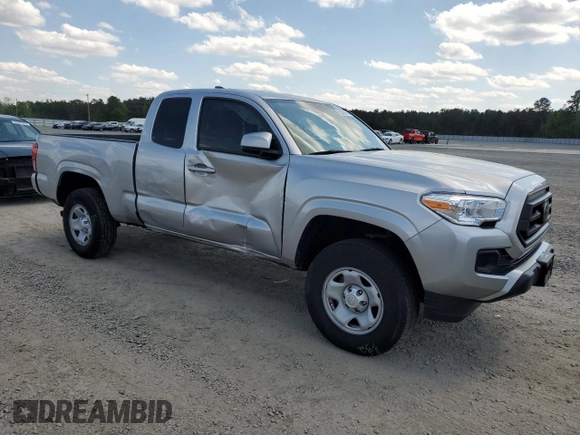 2023 Toyota Tacoma SR with VIN 3TYSX5ENXPT018099, listed as a Copart auction lot 52520145 with 15,640 mi miles and Salvage title. Bid and sale history available at DreamBid. Image 4.