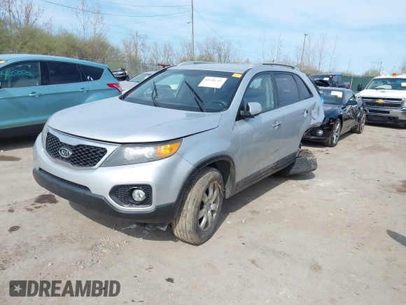 2011 Kia Sorento LX with VIN 5XYKT3A13BG144387, listed as a IAAI auction lot 42061865 with 67,457 mi miles. Bid and sale history available at carsss.com. Image 17.