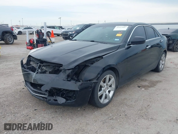 2014 Cadillac ATS Standard RWD with VIN 1G6AA5RA7E0189525, listed as a IAAI auction lot 42157087 with 54,593 mi miles and . Bid and sale history available at DreamBid. Image 2.