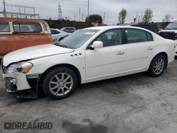 2007 Buick Lucerne V6 CXL with VIN 1G4HD57277U158183, listed as a Copart auction lot 51274915 with 55,229 mi miles and Salvage Title. Bid and sale history available at carsss.com. Image 1.