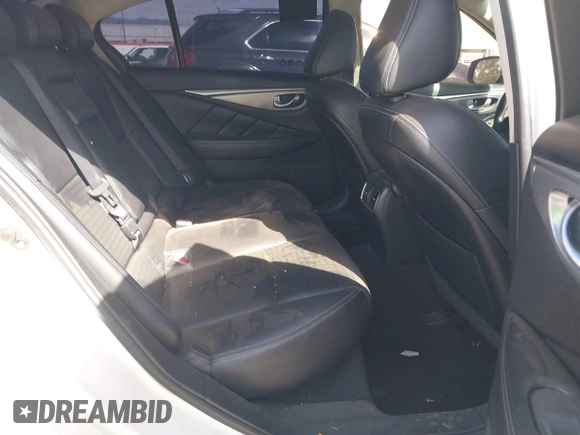 2019 Infiniti Q50 Luxe with VIN JN1EV7APXKM513850, listed as a IAAI auction lot 41689080 with 85,520 mi miles and . Bid and sale history available at DreamBid. Image 8.