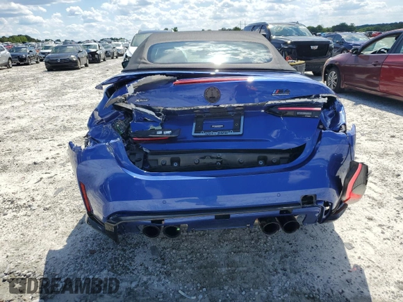 2023 BMW M4 Competition xDrive with VIN WBS33BA0XPCM13463, listed as a Copart auction lot 55806474 with 9,159 mi miles and Salvage Title. Bid and sale history available at carsss.com. Image 6.