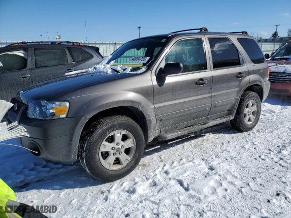 2006 Ford Escape XLT with VIN 1FMCU031X6KA42187, listed as a Copart auction lot 45394755 with 102,193 mi miles and Salvage Title. Bid and sale history available at carsss.com. Image 1.