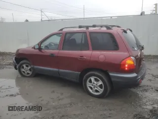 2004 Hyundai Santa Fe GLS with VIN KM8SC13E24U726708, listed as a Copart auction lot 85489774 with 158,208 mi miles and Salvage Title. Bid and sale history available at carsss.com. Image 2.