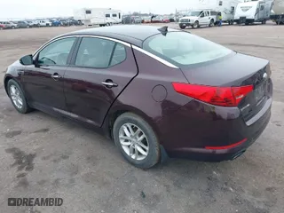 2013 Kia Optima LX with VIN 5XXGM4A78DG244053, listed as a IAAI auction lot 41965101 with 190,780 mi miles. Bid and sale history available at carsss.com. Image 3.