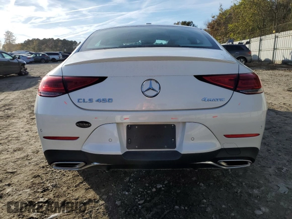 2019 Mercedes-Benz CLS with VIN WDD2J5KB9KA018453, listed as a Copart auction lot 80504414 with 44,342 mi miles and Salvage Title. Bid and sale history available at carsss.com. Image 6.