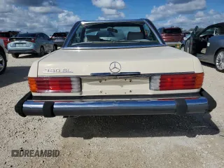 1982 Mercedes-Benz 380 with VIN WDBBA45A6CB012241, listed as a Copart auction lot 74020084 with 122,162 mi miles and Salvage Title. Bid and sale history available at carsss.com. Image 6.