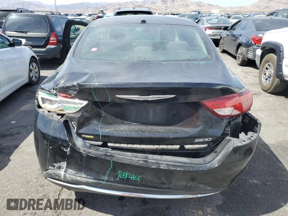 2015 Chrysler 200 Limited with VIN 1C3CCCAB7FN599212, listed as a Copart auction lot 53280195 with 275,033 mi miles and Salvage Title. Bid and sale history available at DreamBid. Image 6.