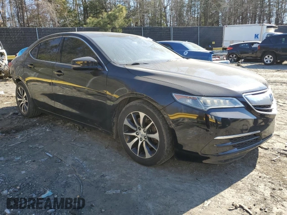 2015 Acura TLX with VIN 19UUB1F38FA024618, listed as a Copart auction lot 46225745 with 158,286 mi miles and Salvage Title. Bid and sale history available at carsss.com. Image 4.