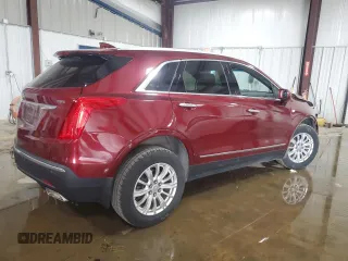 2017 Cadillac XT5 FWD with VIN 1GYKNARS6HZ193356, listed as a Copart auction lot 58356665 with 122,606 mi miles and Salvage title. Bid and sale history available at DreamBid. Image 3.