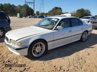 2001 BMW 7 Series 740iA with VIN WBAGG83421DN82147, listed as a Copart auction lot 75760544 with 0 mi miles and Clean Title. Bid and sale history available at carsss.com. Image 1.