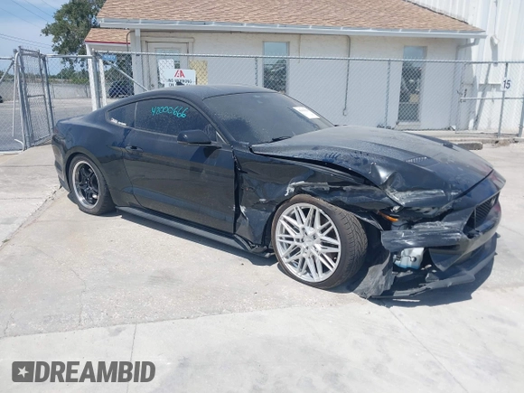 2022 Ford Mustang GT with VIN 1FA6P8CF3N5133503, listed as a IAAI auction lot 42000666 with 18,870 mi miles and . Bid and sale history available at carsss.com. Image 1.