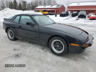 1984 Porsche 944 with VIN WP0AA0944EN465897, listed as a Copart auction lot 47081755 with 11,673 mi miles and Clean Title. Bid and sale history available at DreamBid. Image 4.