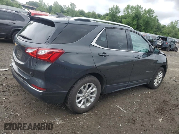 2018 Chevrolet Equinox LT with VIN 2GNAXJEV9J6126450, listed as a Copart auction lot 61061315 with 69,015 mi miles and Salvage title. Bid and sale history available at DreamBid. Image 3.