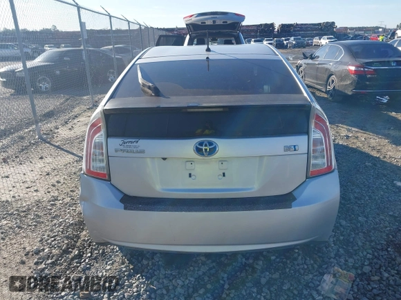 2013 Toyota Prius One with VIN JTDKN3DU1D5597127, listed as a IAAI auction lot 41455106 with 255,247 mi miles. Bid and sale history available at carsss.com. Image 16.