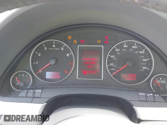 2006 Audi A4 2.0T with VIN WAUAF78E06A117797, listed as a IAAI auction lot 41742703 with 145,044 mi miles and . Bid and sale history available at DreamBid. Image 7.