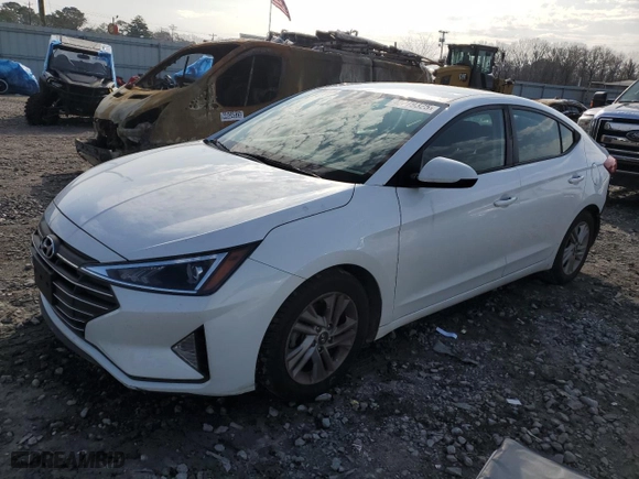 2020 Hyundai Elantra SEL with VIN 5NPD84LF7LH630512, listed as a Copart auction lot 45279325 with 118,895 mi miles and Salvage Title. Bid and sale history available at carsss.com. Image 1.