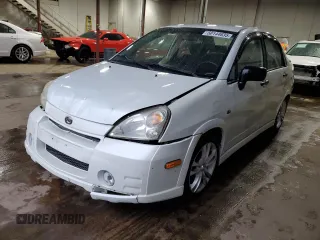 2004 Suzuki Aerio S z VIN JS2RA61S645204355, wystawiony jako Copart lot #50144835 z przebiegiem 175 370 mil mil oraz Szkoda całkowita • Salvage title. Historia ofert i sprzedaży dostępna na DreamBid. Obrazek 1.