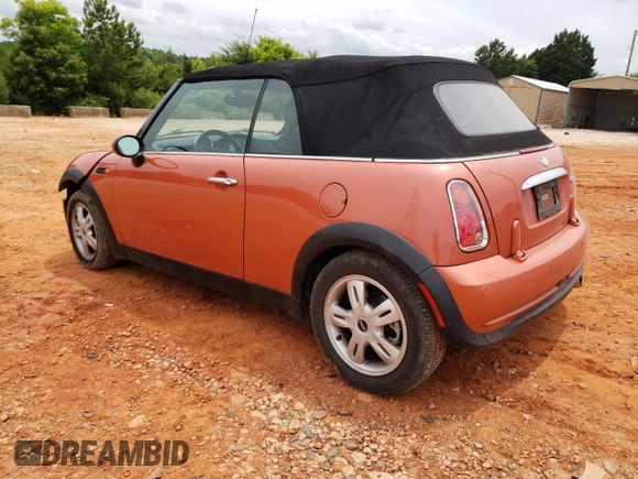 2006 MINI Convertible with VIN WMWRF335X6TF64910, listed as a Copart auction lot 60222215 with 85,761 mi miles and Salvage title. Bid and sale history available at DreamBid. Image 2.