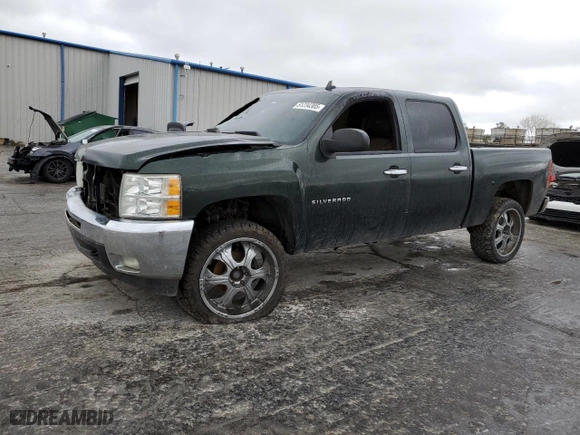2013 Chevrolet Silverado 1500 LT with VIN 3GCPKSE77DG240772, listed as a Copart auction lot 51234305 with 0 mi miles and Salvage Title. Bid and sale history available at carsss.com. Image 1.